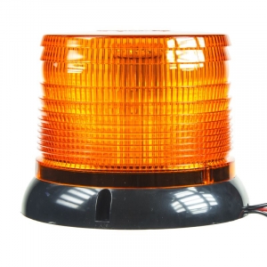LED maják oranžový 12/24V - 40 x LED ECER pro pevnou montáž (160x125mm)