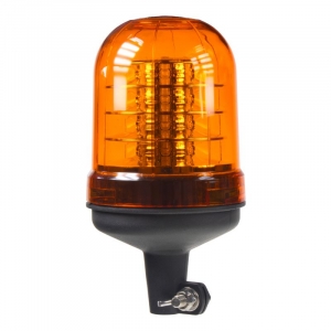 LED maják oranžový 12/24V - 24x3W LED ECE R10/R65 s uchycením na tyč (238x126mm)