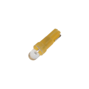 LED autožárovka W2x4, 6d / T5 / 12V - žlutá LED (2ks)