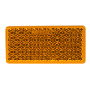 Odrazový element - oranžový 95 x 45mm / homologace