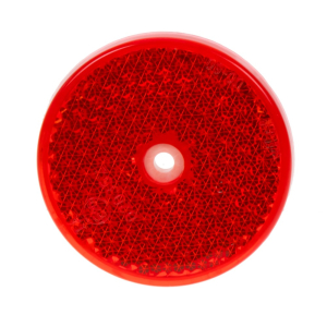 Odrazka okrúhla červená - 60mm / homologizácia E20