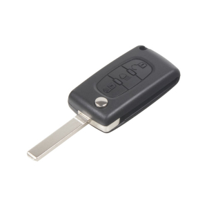 Náhradní obal klíče - Peugeot se světlem / planžeta VA2 (3-tlačítkový)