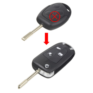 Náhradní obal klíče - Ford Mondeo (3-tlačítkový/výklopný)