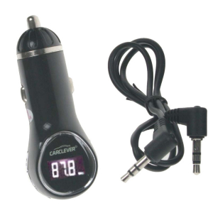 FM transmitter 12V / 24V - USB / AUX  / MP3 / USB-nabíjačka 1A