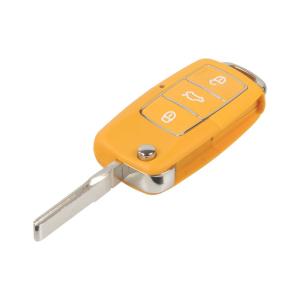 Náhradní obal klíče - Seat / Škoda / VW (3-tlačítkový) oranžový