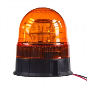 12V/24V oranžový 40W LED maják ECER na pevnú montáž
