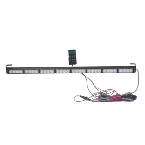 LED svetelná alej 12V/24V- oranžová  32x3W LED / 8-prvková / ovládanie s displejom / ECER 10 (910mm)