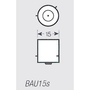BAU15s patice rezistoru pro LED autožárovky