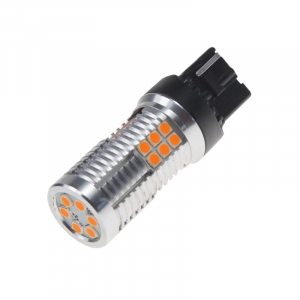 LED autožiarovka T20 (7440) - 12V / 24V oranžová 30x LED SMD 3030 (2ks)