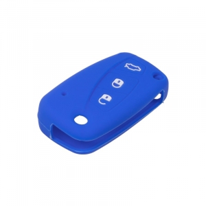 Silikonový obal pro klíč - Fiat modrý (3-tlačítkový)