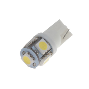 12V bílé 5xSMD LED autožárovky T10/W5W