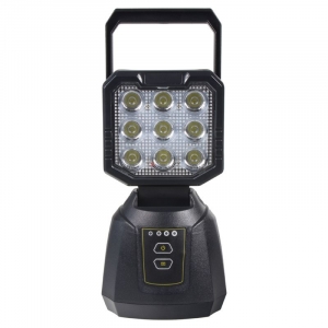 LED pracovné svetlo - 27W LED nabíjacie s magnetom + USB Powerbanka (230V / 12V nabíjačka)