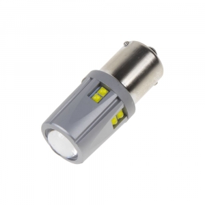 LED autožárovka BA15s/12-24V - bílá 12x5W LED čip (2ks)