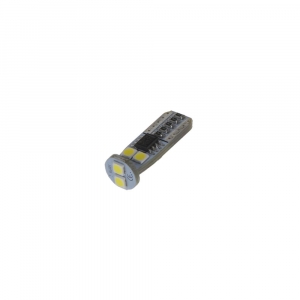 LED autožárovka 12V/T10/W5W - bílá 6x LED 3030SMD CANBUS (2ks)
