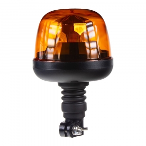LED maják oranžový 12/24V - 10x 1,8W LED / ECE R10/R65 s uchytením na tyč (144x210mm)
