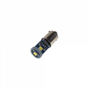 LED autožárovka BA9s /12V - bílá 3xLED SMD3030 (2ks)