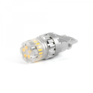 LED autožiarovka 12V / T20 (3157) - biela 18x SMD LED 4014 + 5x SMD LED 3030 / dvojvláknová (2ks)