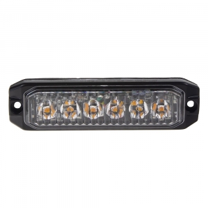 PROFI SLIM výstražné LED svetlo vonkajšie, oranžove, 12-24V, ECE R65 