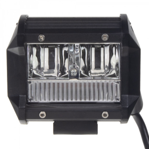 LED pracovné svetlo - biele / oranžový Predátor s pozičným svetlom / 10-30V / ECE R10 (99x80x65mm)
