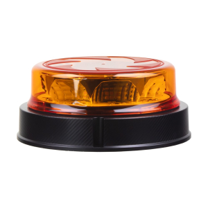 LED maják oranžový 12/24V - 16x1W LED/ECE R65 pro pevnou montáž (ø142x59mm)