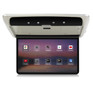 Stropní monitor 15,6" - šedý s OS. Android / HDMI / USB / SD / WIFI / FM / dálkové ovládání se senzorem pohybu