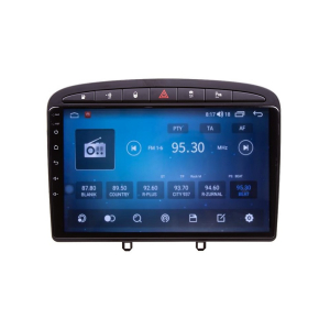 Autorádio pre Peugeot 308, 408 s 9" LCD, Android, WI-FI, GPS, CarPlay, Bluetooth, 4G, 2x USB