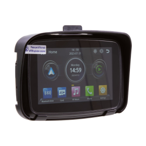 Monitor 5" na motocykel s Apple CarPlay, Android auto, Bluetooth, mini USB, micro SD
