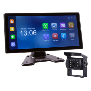 Set monitor 10,36 "4x 4PIN s Apple CarPlay, Android auto, Bluetooth, DVR, + kamera + 15m kábelamera + 15m kábel
