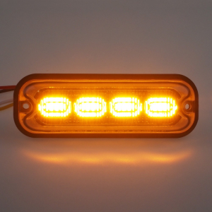 Svietivosť 16W oranžového LED predátora 12-24V,ECER65