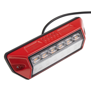 Použitie červeného pracovného LED svetla s oranžovým LED predátorom 12-24V,ECER65,CLASS2