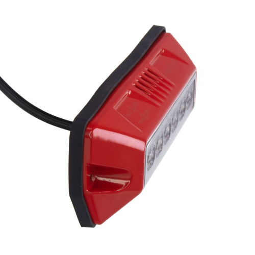 Zapojení červeného pracovního LED světla s oranžovým LED predátorem 12-24V,ECER65,CLASS2