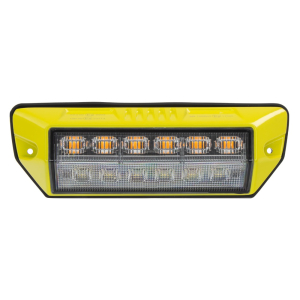 PREDATOR oranžový 6x2W + pracovní světlo, 12-24V, žlutý