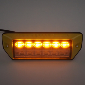 Oranžový LED predátor pracovního LED světla 12-24V, ECE R65, CLASS 2