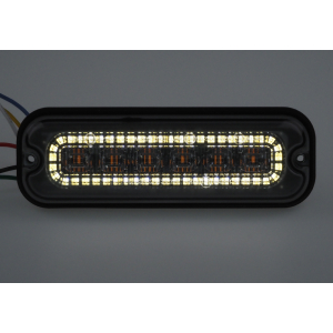 Obrysové bílé LED světlo oranžového LED predátora 12-24V, ECE R65,Class2