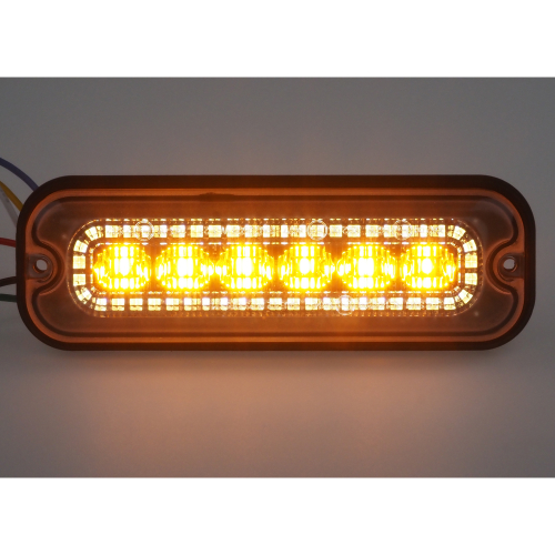 Oranžový LED predátor obrysového bílého LED světla 12-24V, ECE R65,Class2