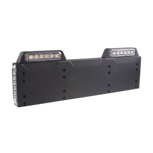 LED predátor pod SPZ - oranžový 4x LED světlo / 10-30V / ECE R65