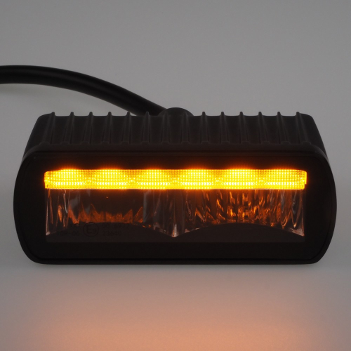 Oranžový LED predátor pracovního LED světla 10-30V,ECER65