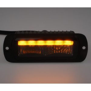 Oranžový LED predátor pracovního LED světla 10-30V,ECER65 (155x55x78,3mm)