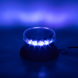 Modrý LED maják 12/24V - 12x 3W LED / na pevnú montáž / ECE R65 (ø133 x 76 mm) Modrý LED maják 12/24V - 12x 3W LED / na pevnú montáž / ECE R65 (ø133 x 76 mm)