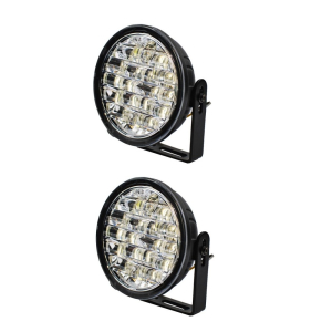 LED denné svietenie 12/24V - 18x LED / 90mm / okrúhle LED denné svietenie 12/24V - 18x LED / 90mm / okrúhle