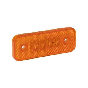Obrysové LED svetlo 24V - oranžové 4xLED / ECER (110x41x9mm) Obrysové LED svetlo 24V - oranžové 4xLED / ECER (110x41x9mm)