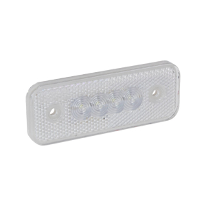 Obrysové LED svetlo 24V - biele 4xLED / ECER (110x41x9mm) Obrysové LED svetlo 24V - biele 4xLED / ECER (110x41x9mm)