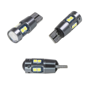 LED autožiarovky T10 / W5W / 12V - biele 10x 3030SMD CANBUS (2ks) LED autožiarovky T10 / W5W / 12V - biele 10x 3030SMD CANBUS (2ks)