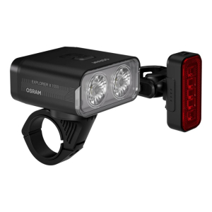 OSRAM LEDsBIKE EXPLORER X 1000 SET – cyklosvietidlá predné + zadné, 1000 lm, IP54, USB-C, off-road OSRAM LEDsBIKE EXPLORER X 1000 SET – cyklosvietidlá predné + zadné, 1000 lm, IP54, USB-C, off-road