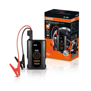 OSRAM BATTERYjumpstart 1250A – štartovací zdroj s kompresorom, 12 000 mAh, 300 A / 1 250 A, 12 V OSRAM BATTERYjumpstart 1250A – štartovací zdroj s kompresorom, 12 000 mAh, 300 A / 1 250 A, 12 V