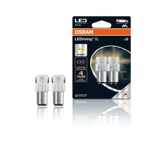 Autožiarovky OSRAM LEDriving SL P21/5W BAY15d / 12 V / oranžová – Duo-Box (2 ks) Autožiarovky OSRAM LEDriving SL P21/5W BAY15d / 12 V / oranžová – Duo-Box (2 ks)