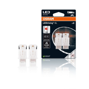 Autožiarovky OSRAM LEDriving SL P27/7W W2.5x16q / 12 V / červená – Duo-Box (2 ks) Autožiarovky OSRAM LEDriving SL P27/7W W2.5x16q / 12 V / červená – Duo-Box (2 ks)