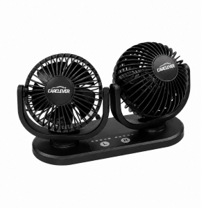 Ventilátor DUO na palubnú dosku USB-C / 5V / 2× 4" / päťstupňový Ventilátor DUO na palubnú dosku USB-C / 5V / 2× 4" / päťstupňový
