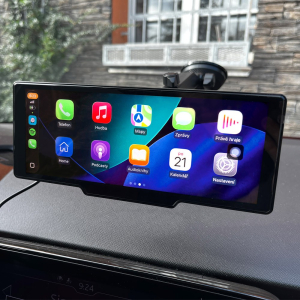 Monitor 8,1" s Apple CarPlay a Android Auto – bezdrôtový, Bluetooth, micro SD, kamerový vstup, magnetický držiak Monitor 8,1" s Apple CarPlay a Android Auto – bezdrôtový, Bluetooth, micro SD, kamerový vstup, magnetický držiak