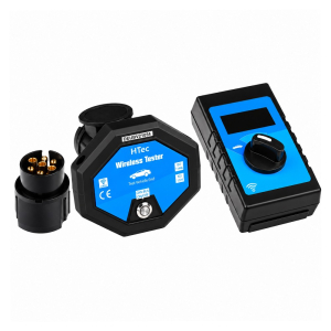 Tester zásuviek ťažného zariadenia 7/13 pin – bezdrôtový, 2,4 GHz, CAN-Bus, 12 V Tester zásuviek ťažného zariadenia 7/13 pin – bezdrôtový, 2,4 GHz, CAN-Bus, 12 V